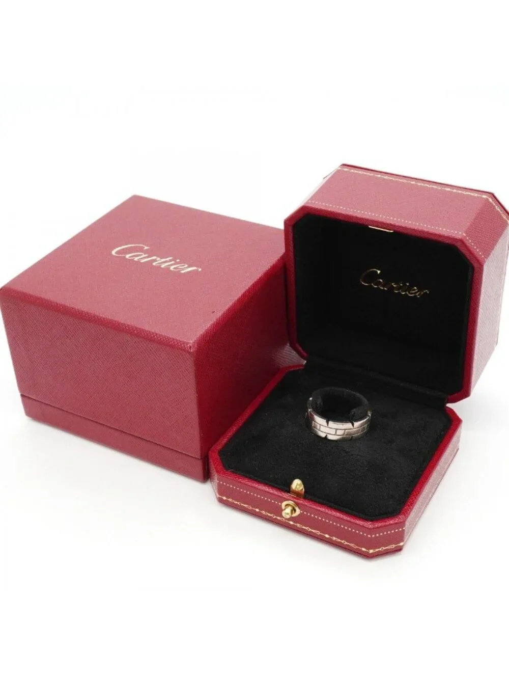 Cartier Ring Tank Francaise 18k White Gold